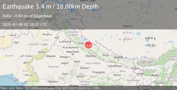 Map of WESTERN XIZANG-INDIA BORDER REG.