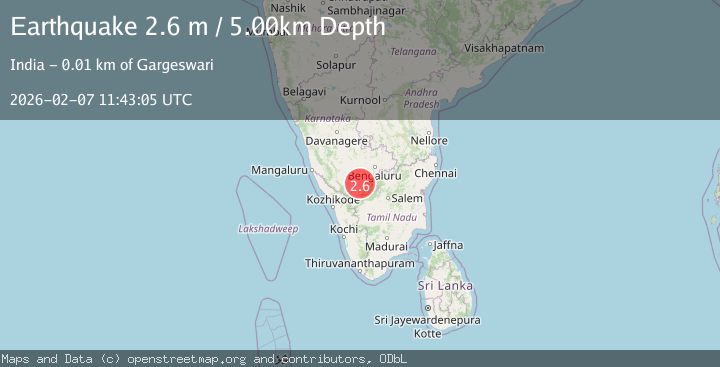Map of KARNATAKA, INDIA