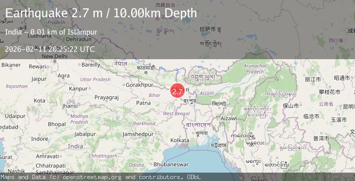 Map of INDIA-BANGLADESH BORDER REGION