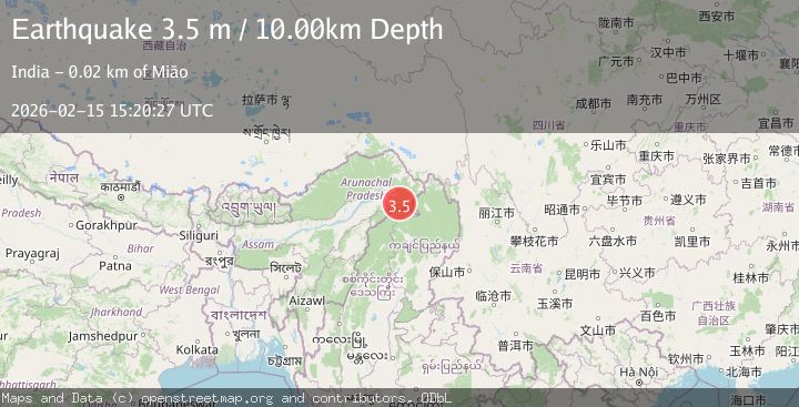 Map of MYANMAR-INDIA BORDER REGION