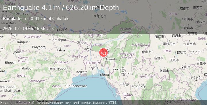 Map of INDIA-BANGLADESH BORDER REGION