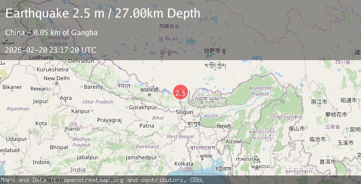 Map of SIKKIM, INDIA