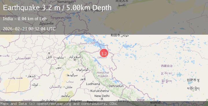 Map of EASTERN KASHMIR