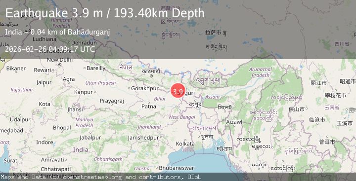 Map of NEPAL-INDIA BORDER REGION