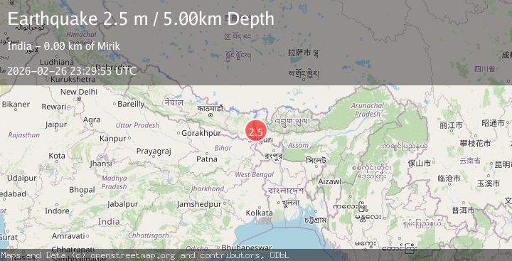 Map of INDIA-BANGLADESH BORDER REGION