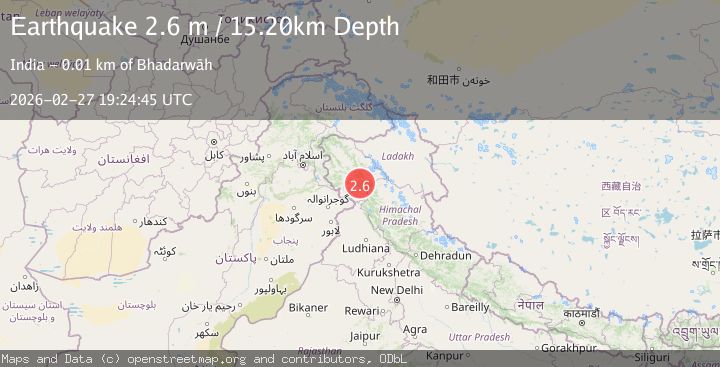 Map of EASTERN KASHMIR