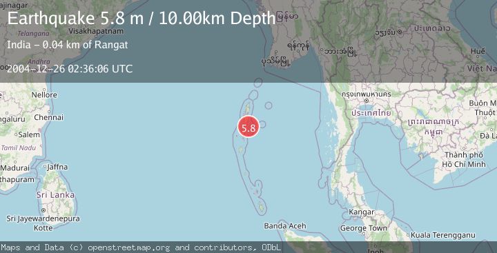 Map of ANDAMAN ISLANDS, INDIA REGION