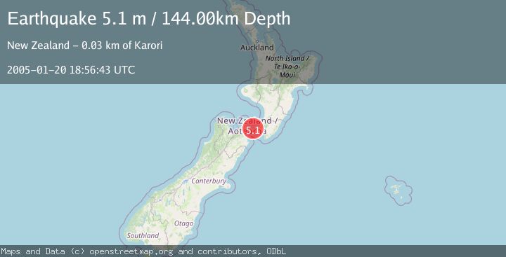 Map of COOK STRAIT, NEW ZEALAND