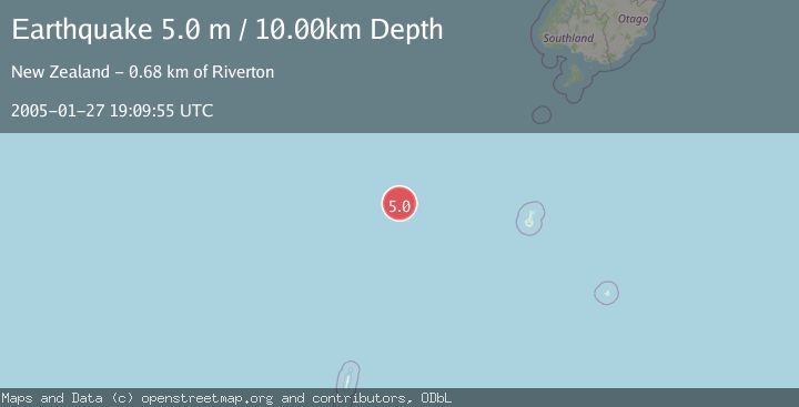 Map of NORTH OF MACQUARIE ISLAND