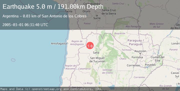 Map of JUJUY, ARGENTINA