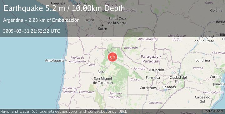 Map of SALTA, ARGENTINA