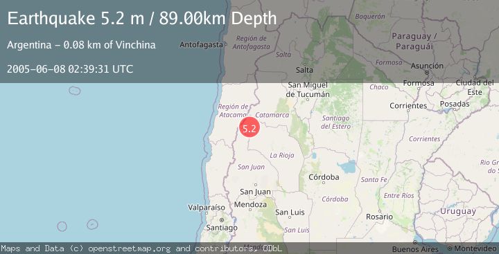 Map of LA RIOJA, ARGENTINA