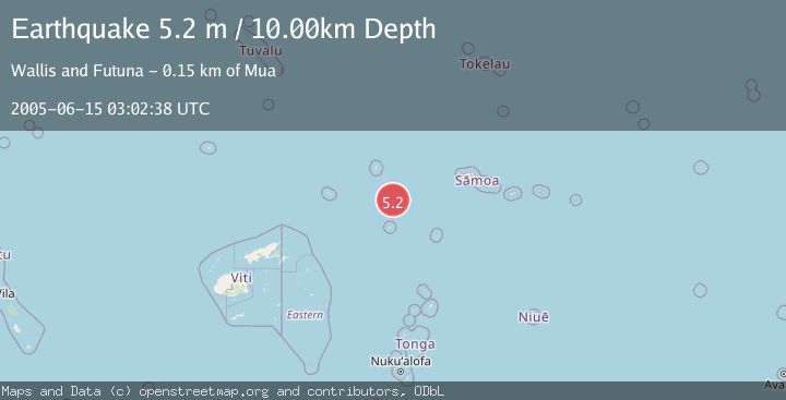 Map of SAMOA ISLANDS REGION