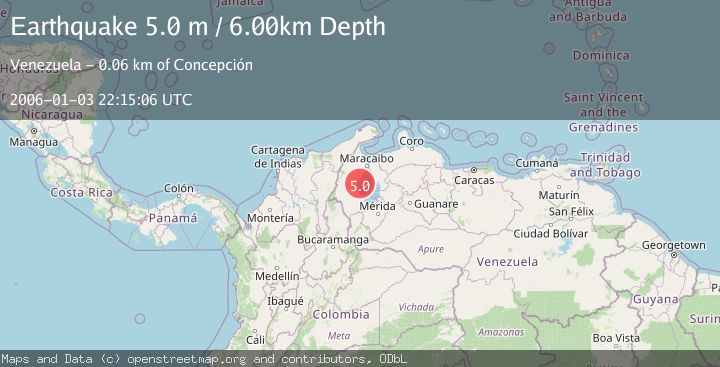Map of LAGO DE MARACAIBO, VENEZUELA