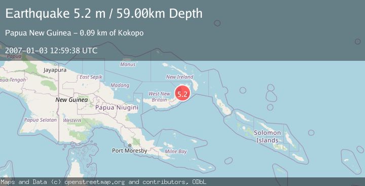 Map of NEW BRITAIN REGION, P.N.G.