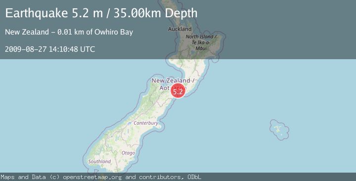 Map of COOK STRAIT, NEW ZEALAND