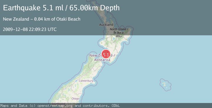 Map of COOK STRAIT, NEW ZEALAND