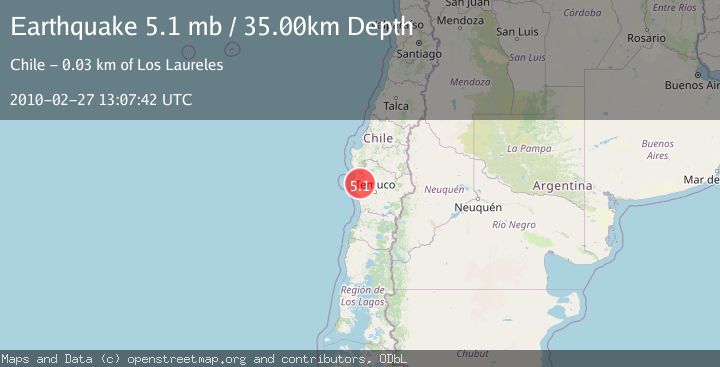 Map of ARAUCANIA, CHILE