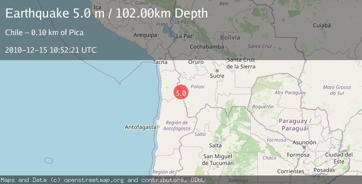 Map of POTOSI, BOLIVIA