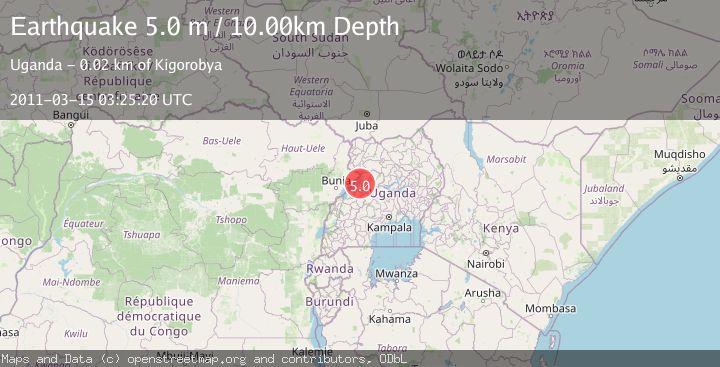 Map of LAKE ALBERT REGION, UGANDA