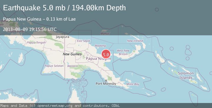 Map of EASTERN NEW GUINEA REG., P.N.G.