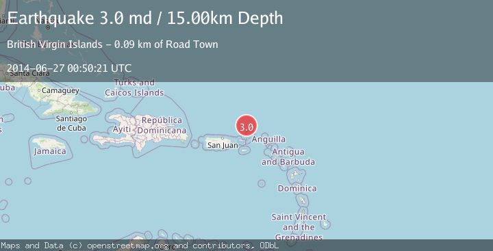 Map of VIRGIN ISLANDS REGION