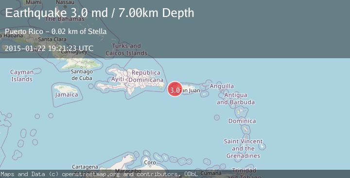 Map of MONA PASSAGE, PUERTO RICO