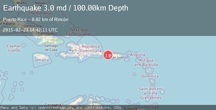 Map of MONA PASSAGE, PUERTO RICO