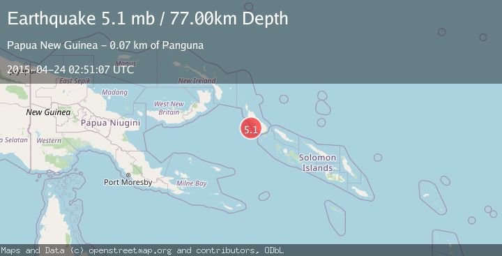 Map of BOUGAINVILLE REGION, P.N.G.