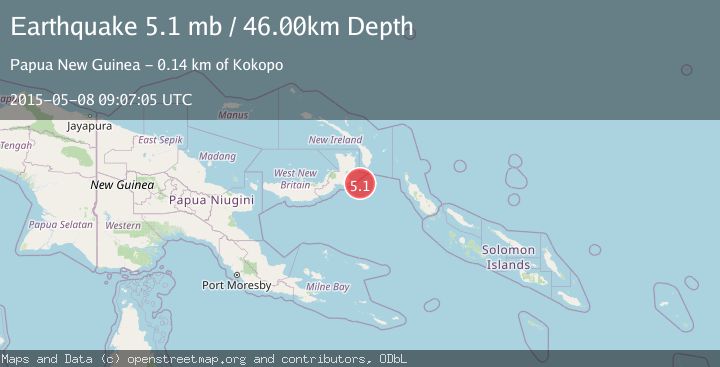 Map of NEW BRITAIN REGION, P.N.G.