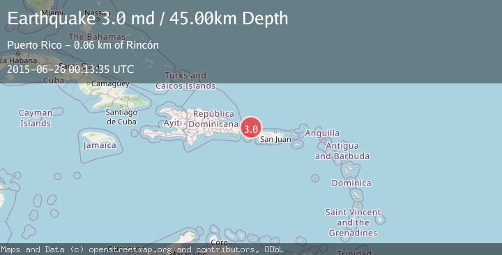 Map of PUERTO RICO REGION