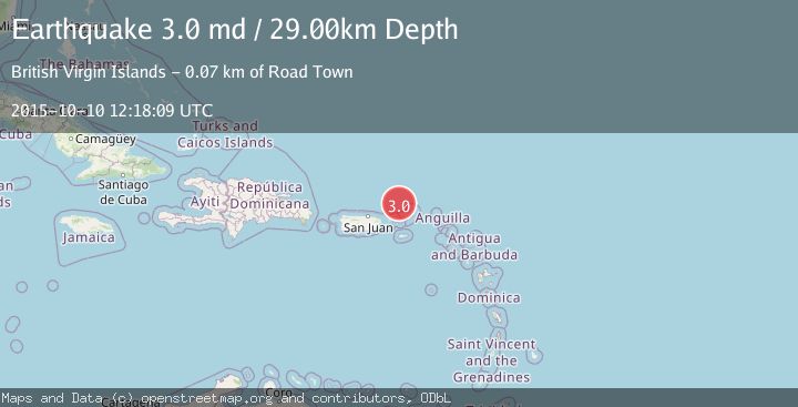 Map of VIRGIN ISLANDS REGION