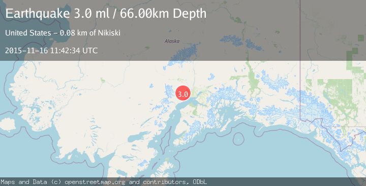 Map of SOUTHERN ALASKA