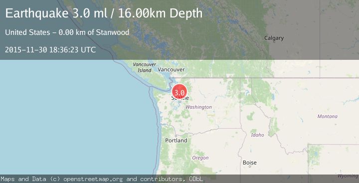 Map of PUGET SOUND REGION, WASHINGTON