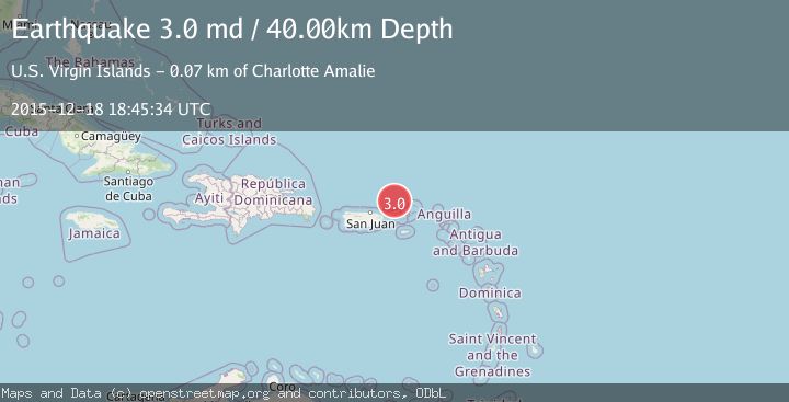 Map of VIRGIN ISLANDS REGION