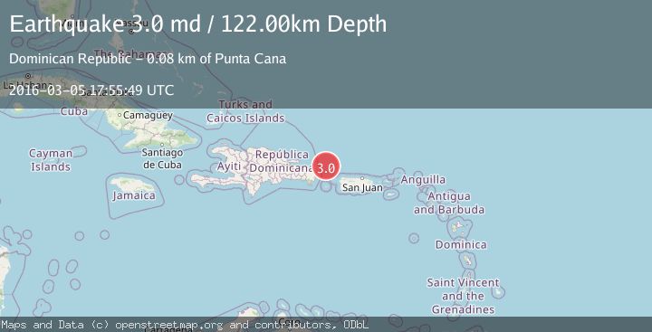 Map of DOMINICAN REPUBLIC REGION