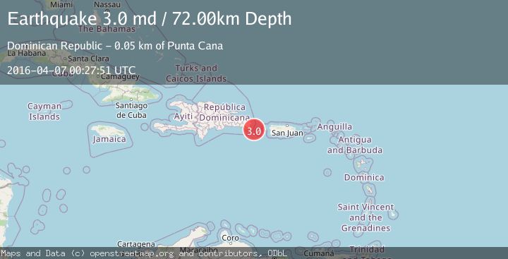 Map of MONA PASSAGE, DOMINICAN REPUBLIC