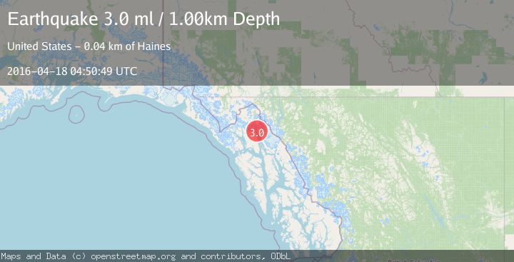Map of SOUTHEASTERN ALASKA