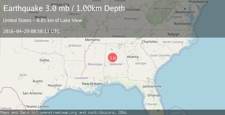 Map of ALABAMA