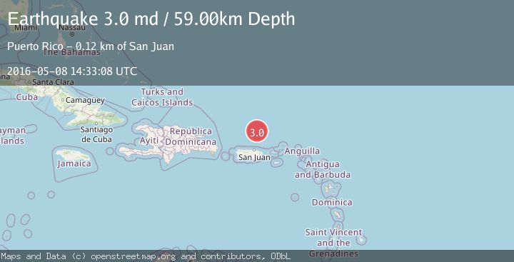 Map of PUERTO RICO REGION