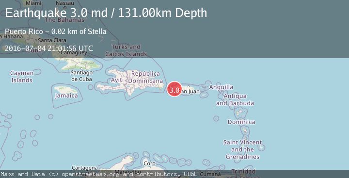 Map of MONA PASSAGE, PUERTO RICO