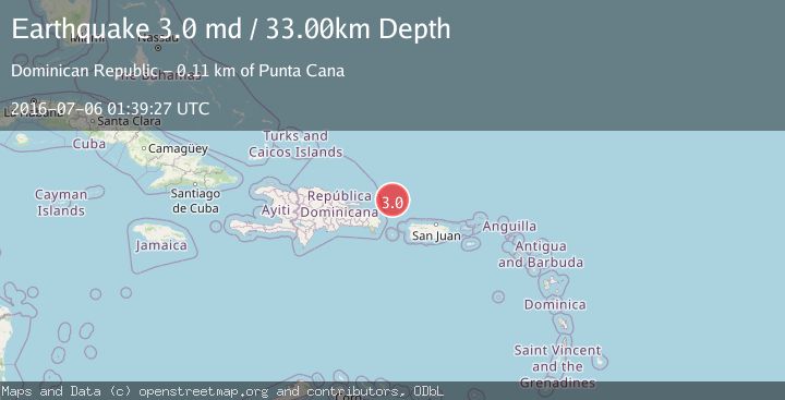 Map of DOMINICAN REPUBLIC REGION