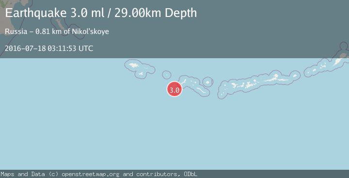 Map of RAT ISLANDS, ALEUTIAN ISLANDS