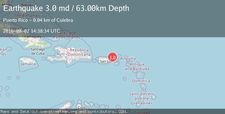 Map of PUERTO RICO REGION