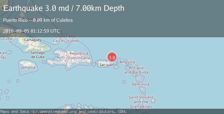 Map of PUERTO RICO REGION
