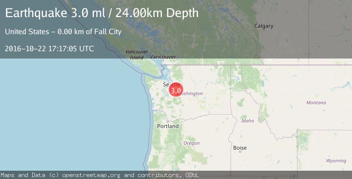 Map of PUGET SOUND REGION, WASHINGTON