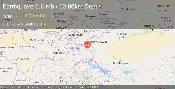Map of SOUTHERN XINJIANG, CHINA