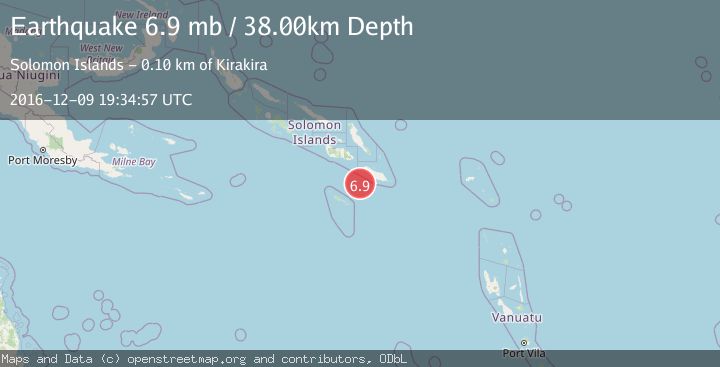 Map of SOLOMON ISLANDS