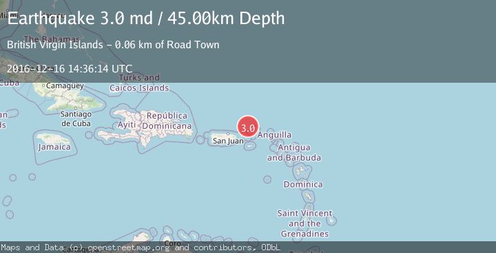 Map of VIRGIN ISLANDS REGION