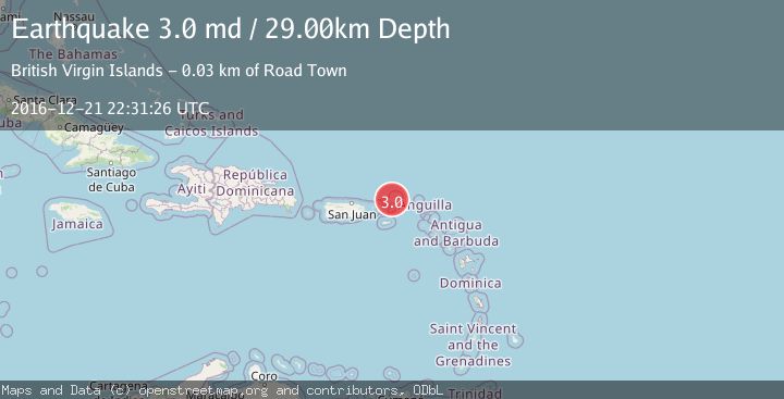 Map of VIRGIN ISLANDS REGION